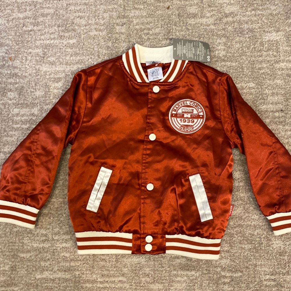 Marvel, lightweight bomber jacket - kids age 4